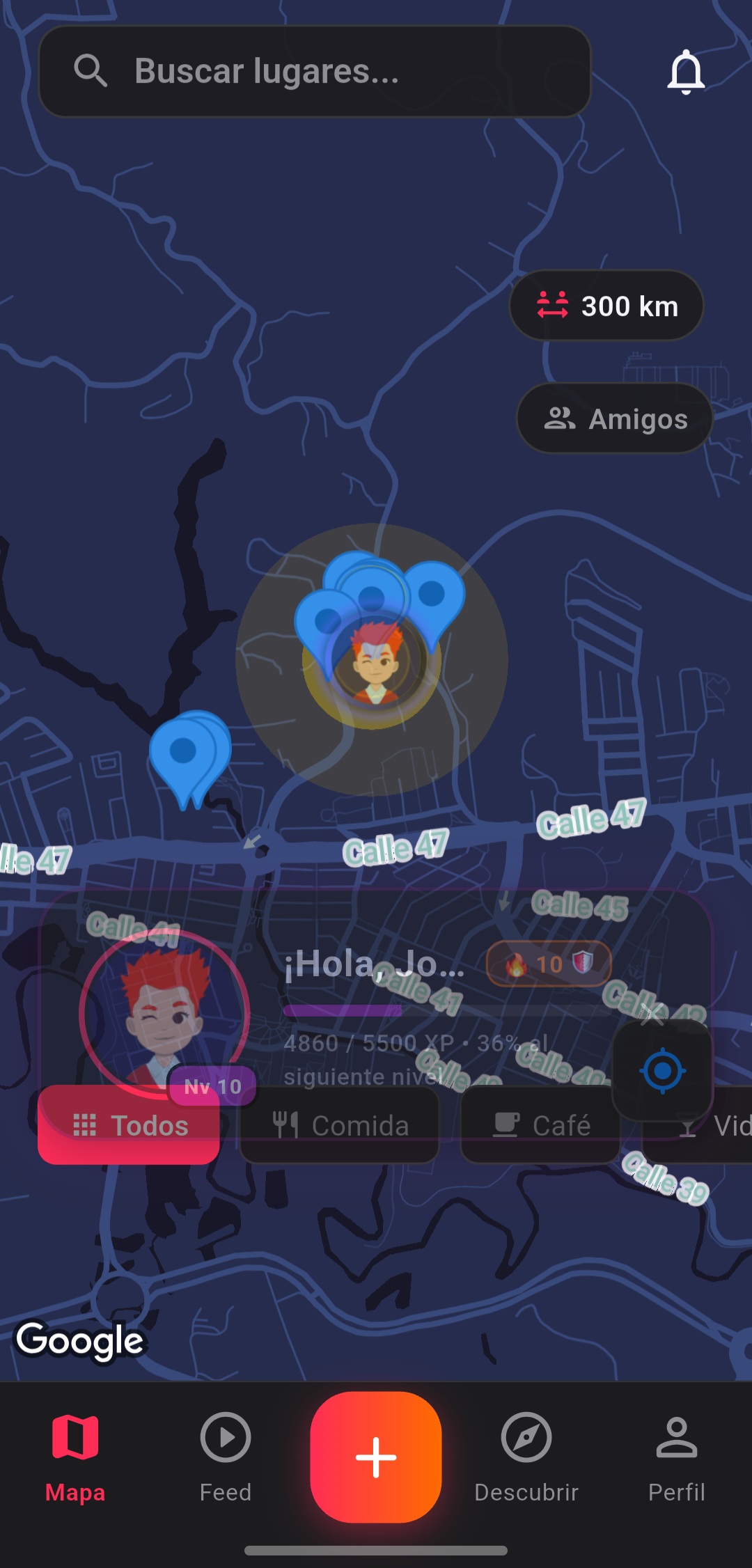 Mapa XP