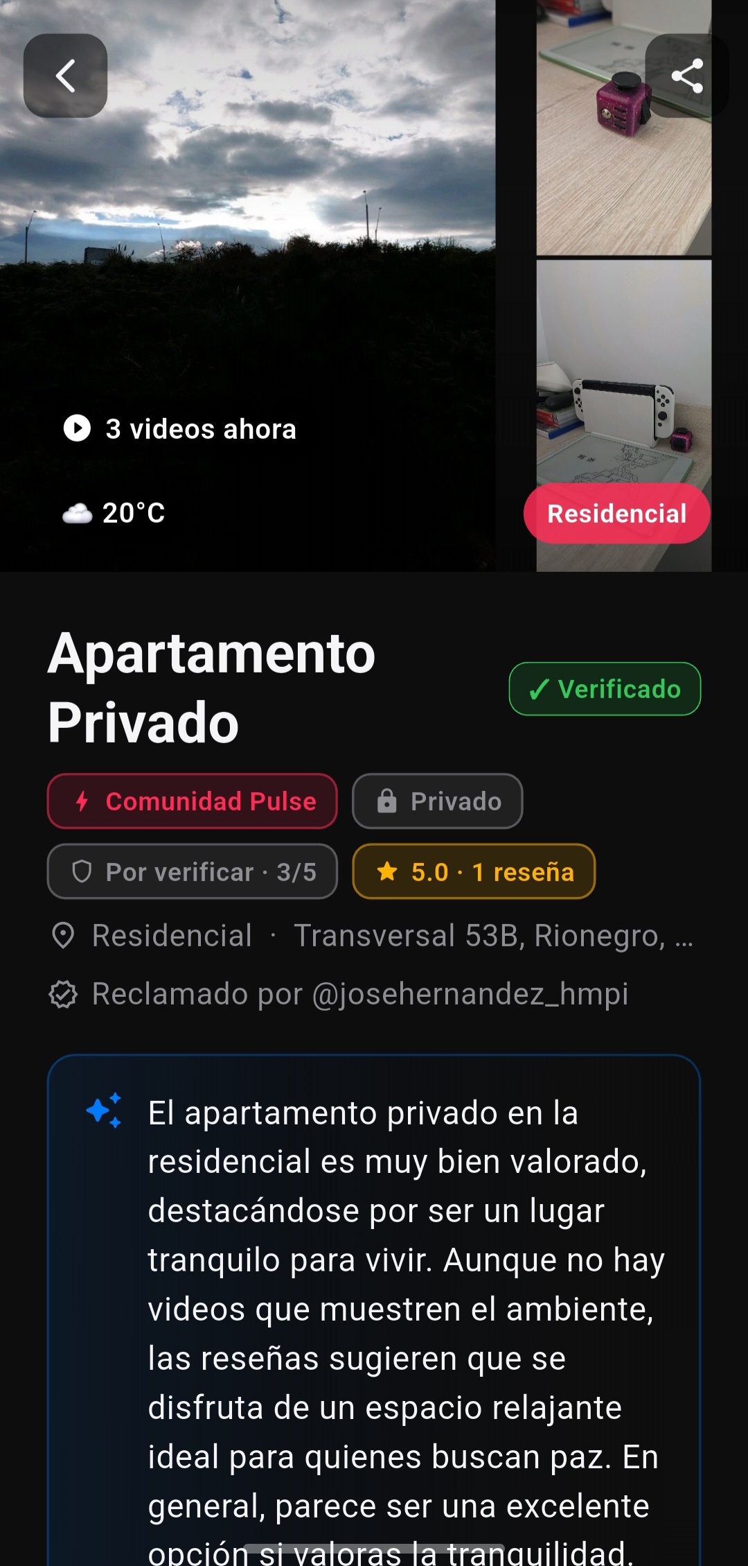 Detalle lugar