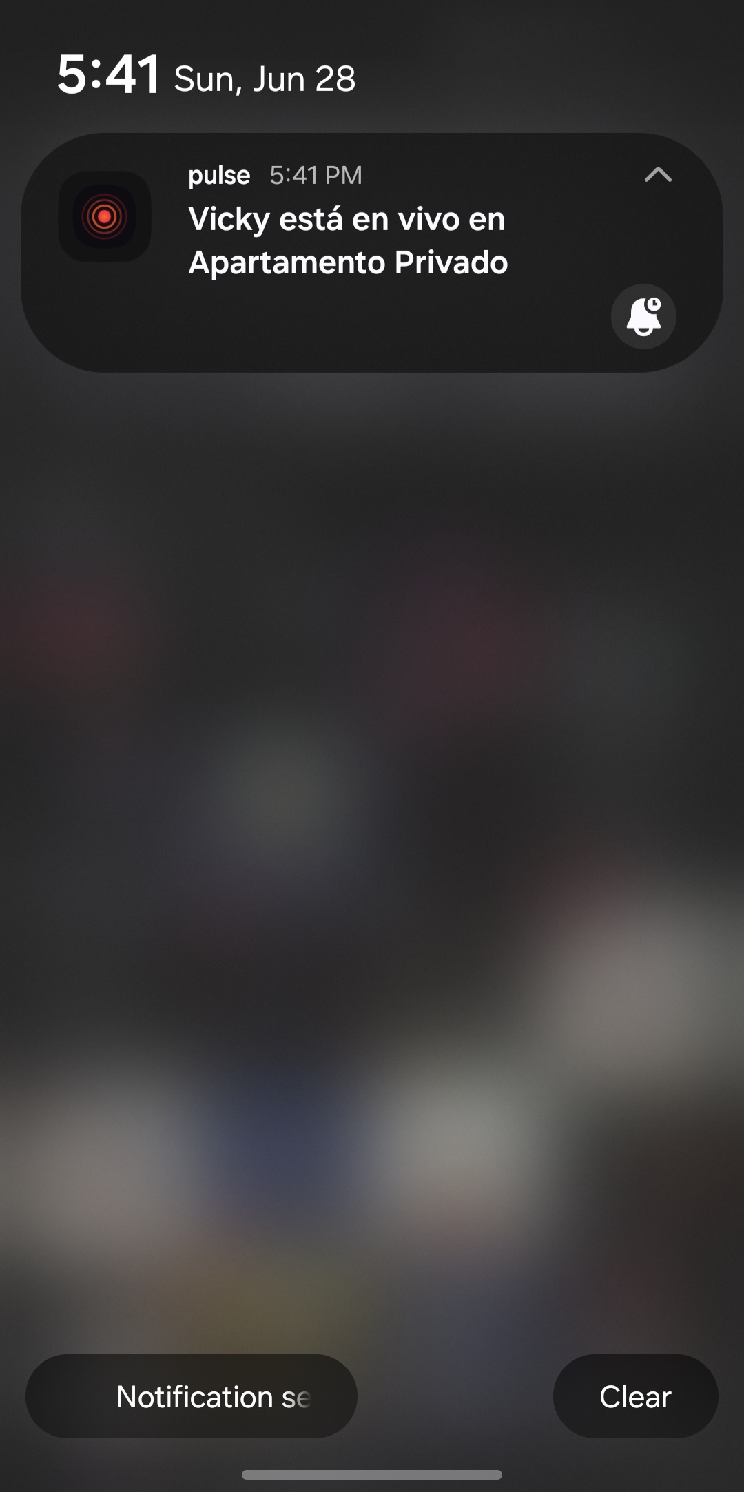 Notif live
